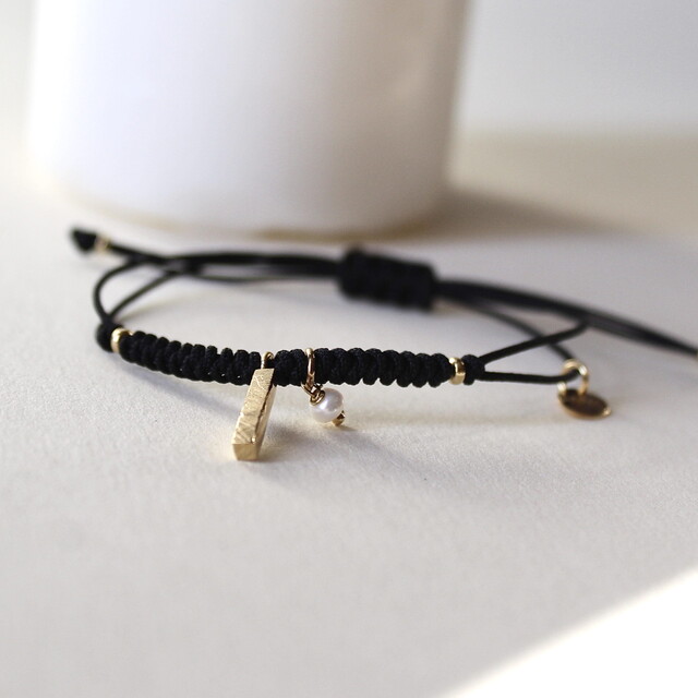 Pulsera Mia Perla en plata con baño de oro