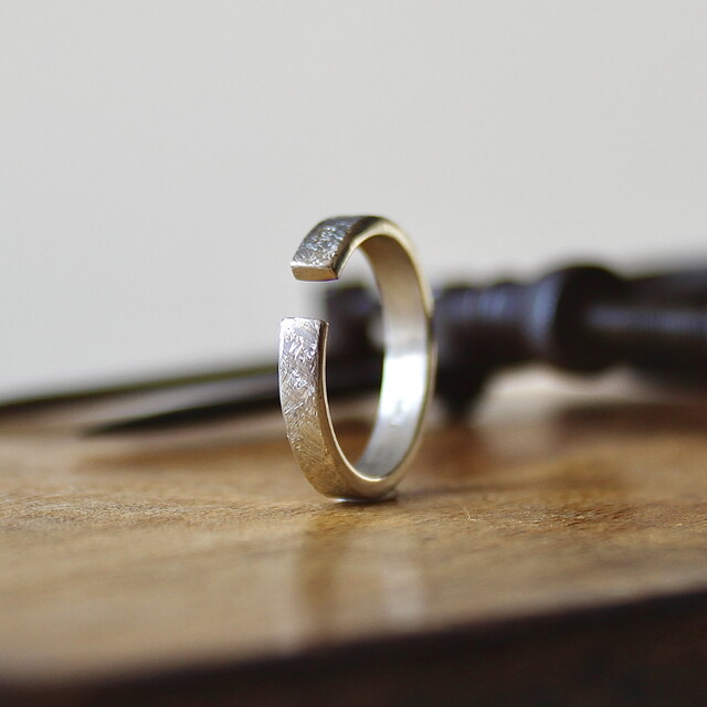 Anillo MAN Rusk Plata pequeño