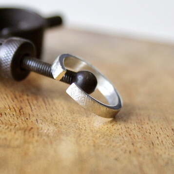 Anillo Rusk Plata pequeño