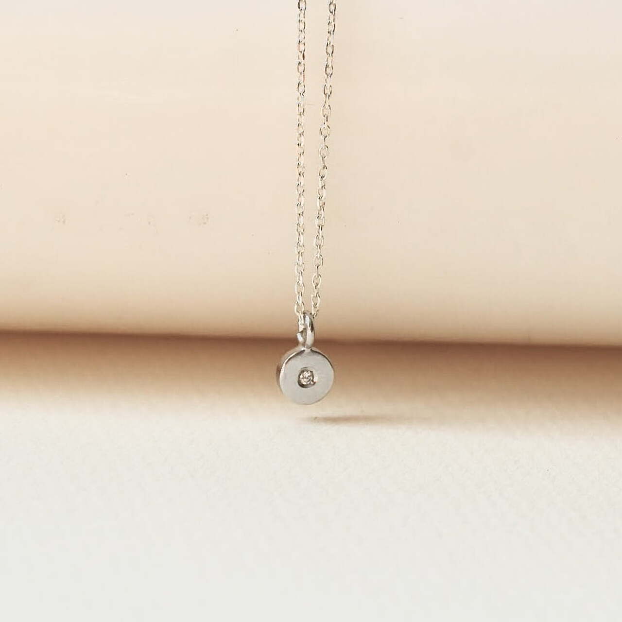 Colgante Nora kids Plata y Diamante