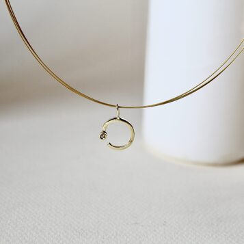Colgante ARLET Grande Oro y Diamante