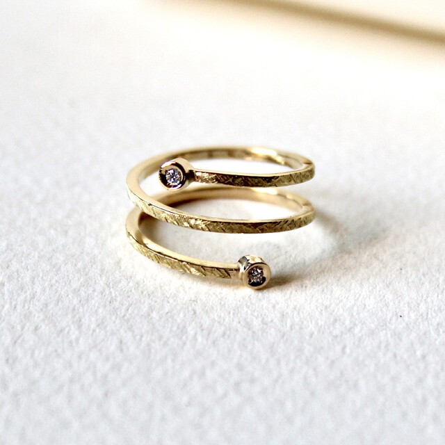 Anillo Vinyet Oro y Diamante