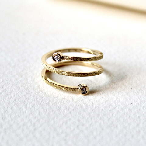 Anillo Vinyet Oro y Diamante
