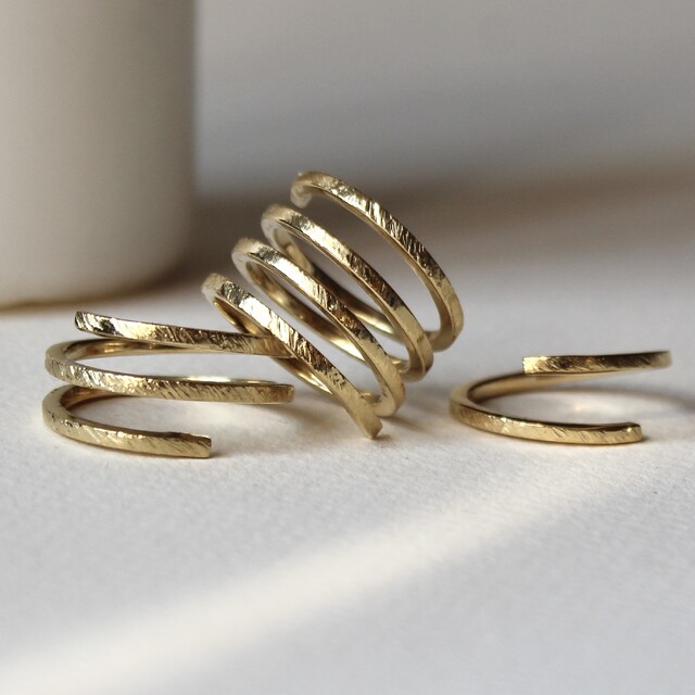 Anillo Ànnia Plata con Baño de Oro