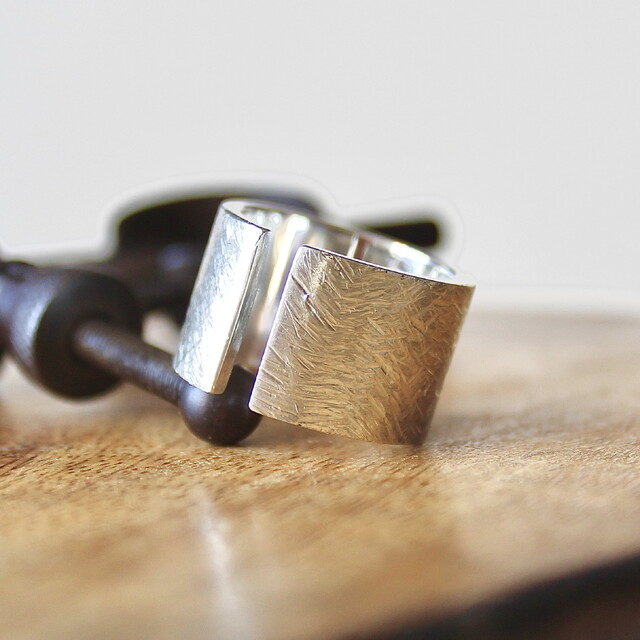 Anillo MAN Rusk  Plata Grande