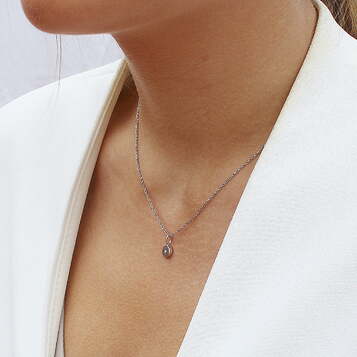 Colgante Nora Plata y Diamante