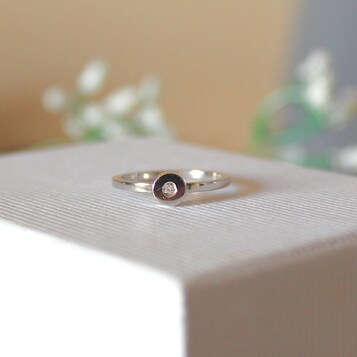 Anillo Nina Oro Diamante