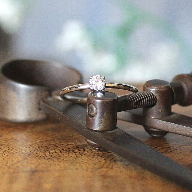 Anillo de compromiso Juliette Oro y Diamante Grande
