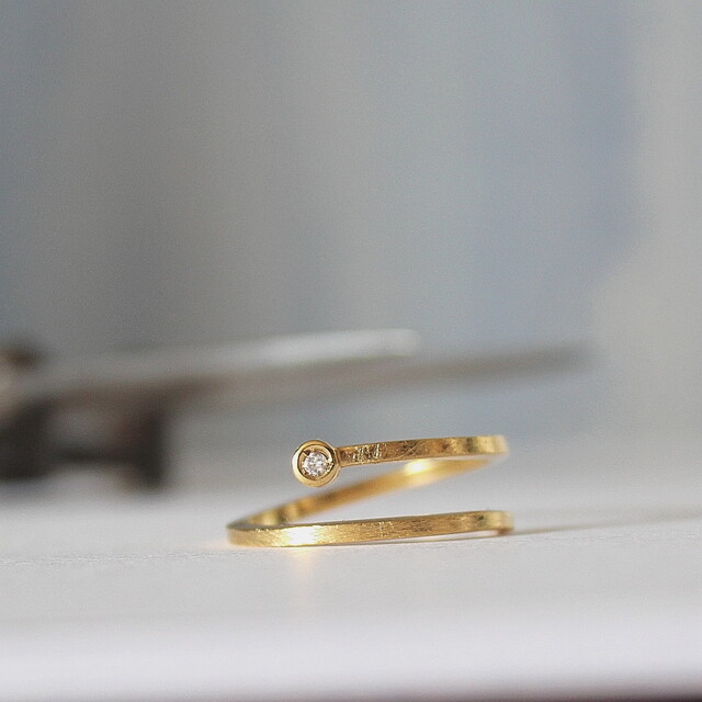 Anillo Aura Oro y Diamante