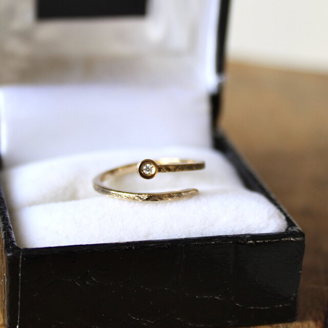 Anillo Aura Oro y Diamante