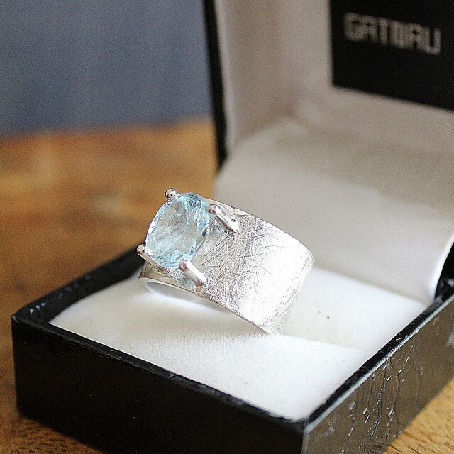 Anillo Isona Plata Topacio