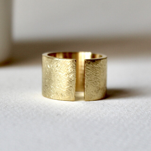 Anillo Rusk Plata con Baño de Oro