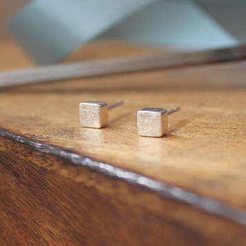 Pendientes Abba Plata