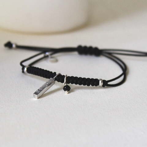 Pulsera Mia Plata y Espinela