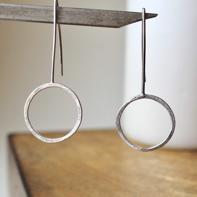 Pendientes Círculo plata