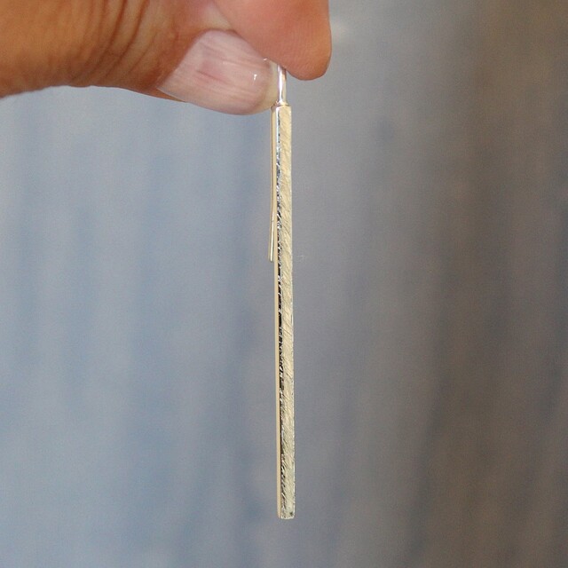 Pendientes Rusk Plata Maxi
