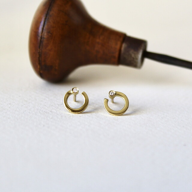 Pendientes ARLET Diamante y Oro