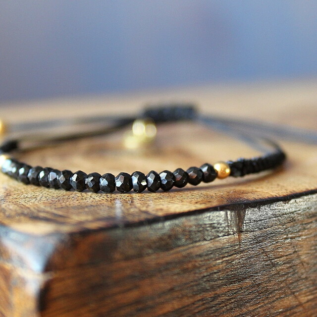 Pulsera Martina  Espinela y Plata con Baño de Oro