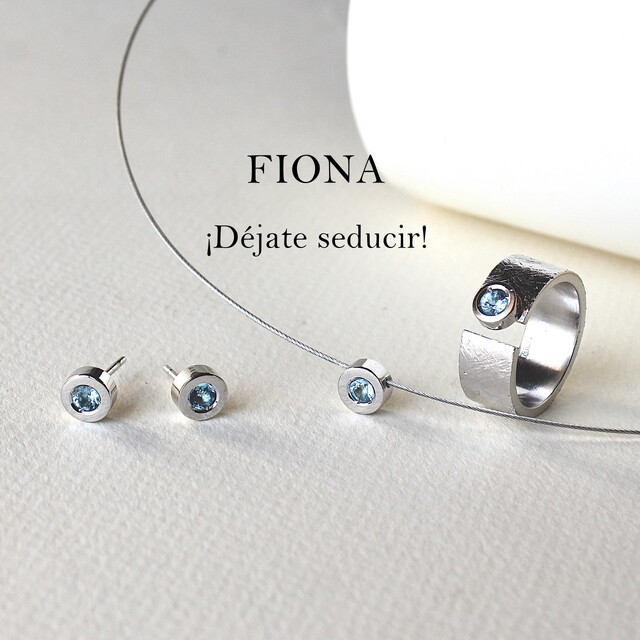 Pulsera Fiona Plata y Topacio