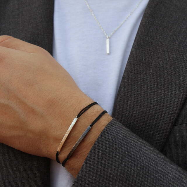 Pulsera MAN Rusk Plata