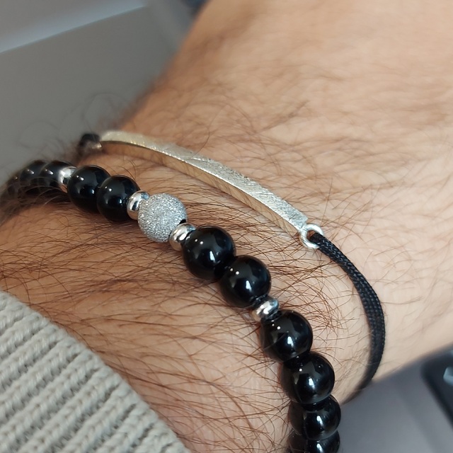 Pulsera MAN Rusk Plata