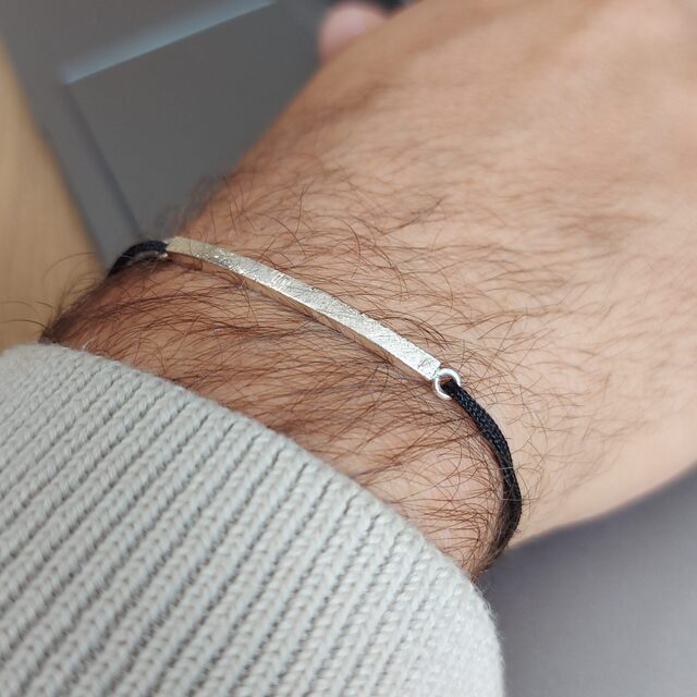 Pulsera MAN Rusk Plata