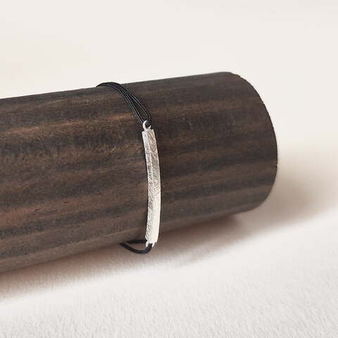 Pulsera MAN Rusk Plata