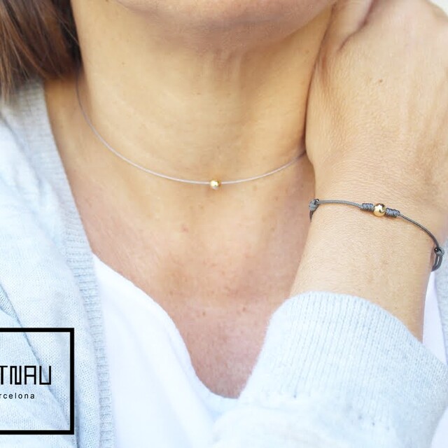 Gargantilla Round Oro