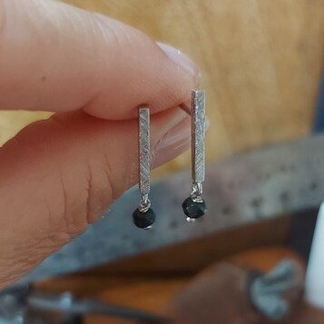 Pendientes Mia Plata y Espinelas