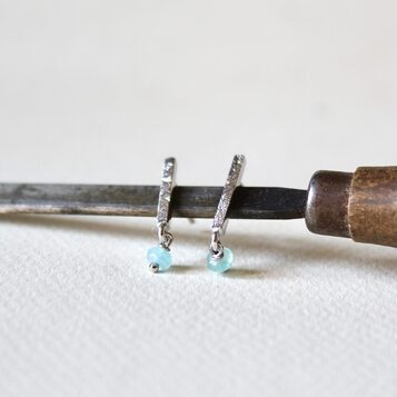 Pendientes Mia Plata y Amazolitas