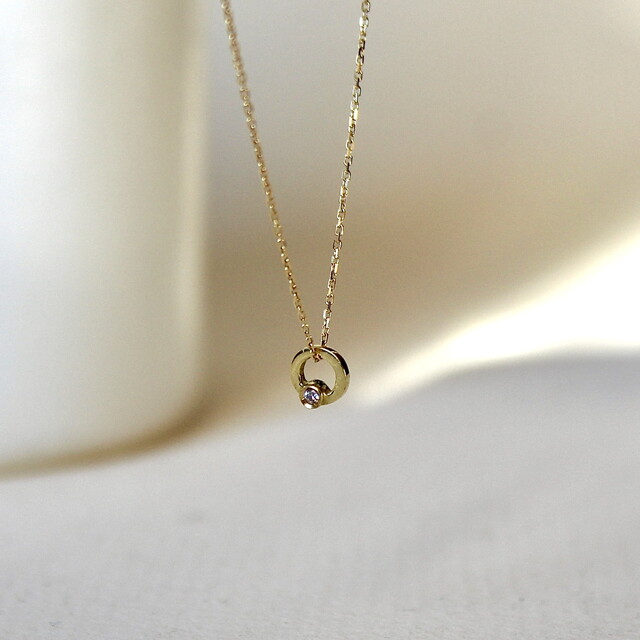 Colgante Cloe mini Oro y Diamante