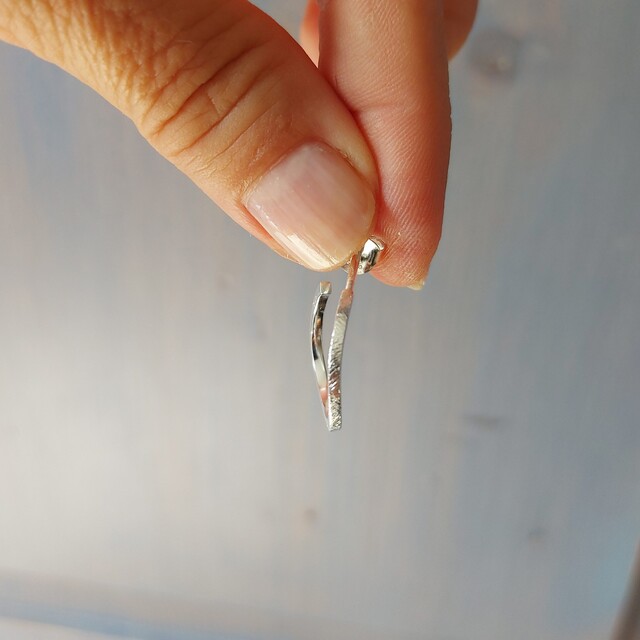 Pendientes Cora pequeño Plata