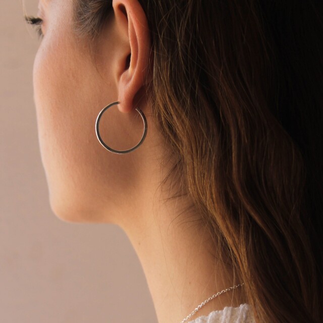 Pendientes Aro grande Plata