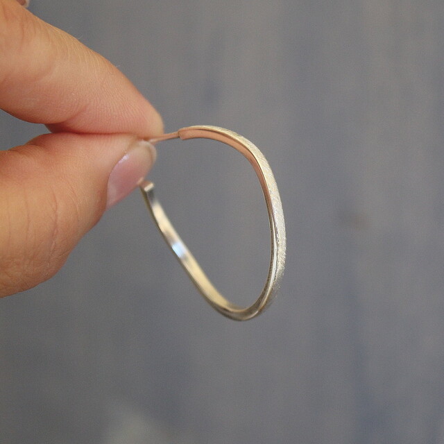Pendientes Cora grande Plata
