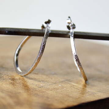 Pendientes Cora grande Plata