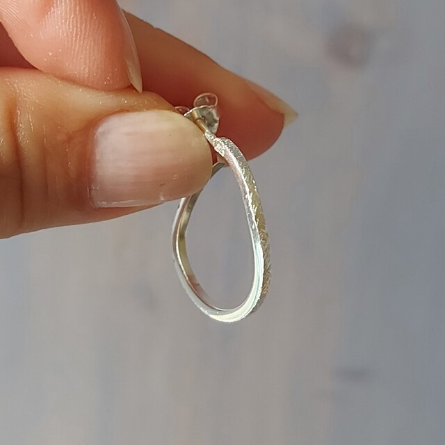 Pendientes Cora mediaNo Plata