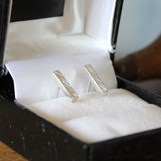 Pendientes Rusk Plata pequeño