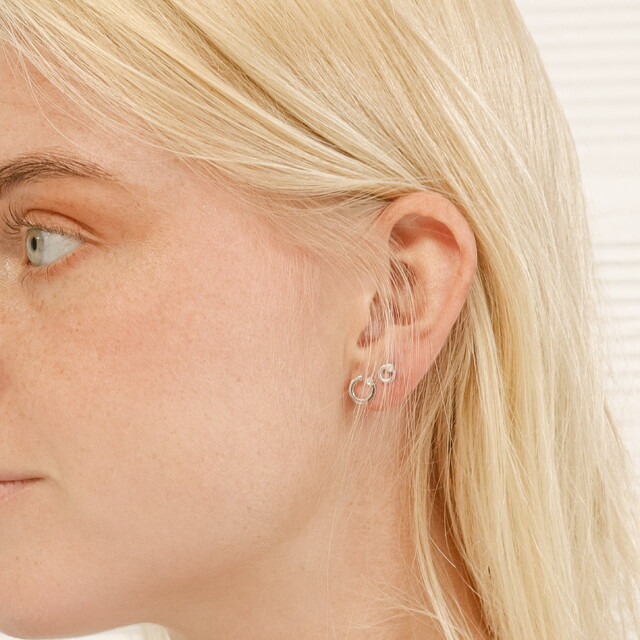 Pendientes ARLET Diamante y Plata
