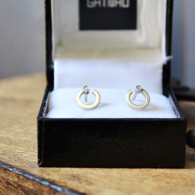 Pendientes ARLET Diamante y Plata