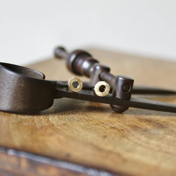 Pendientes mini Aro en Plata con baño de Oro