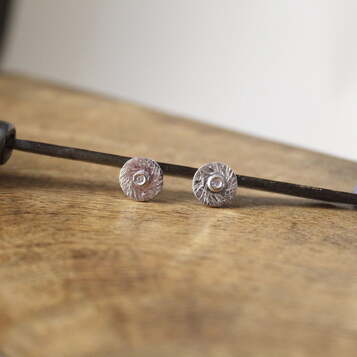Pendientes Quer Plata y Diamante