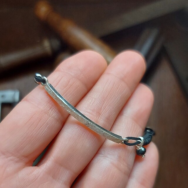 Pulsera Mia grande Plata Espinela