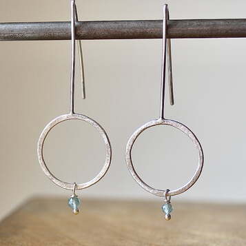 Pendientes Violant plata