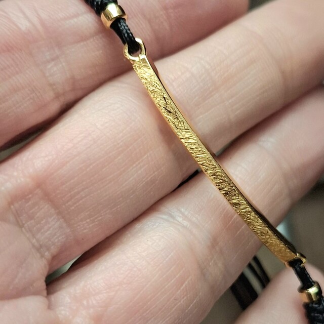Pulsera Man Rusk Plata con Baño de oro