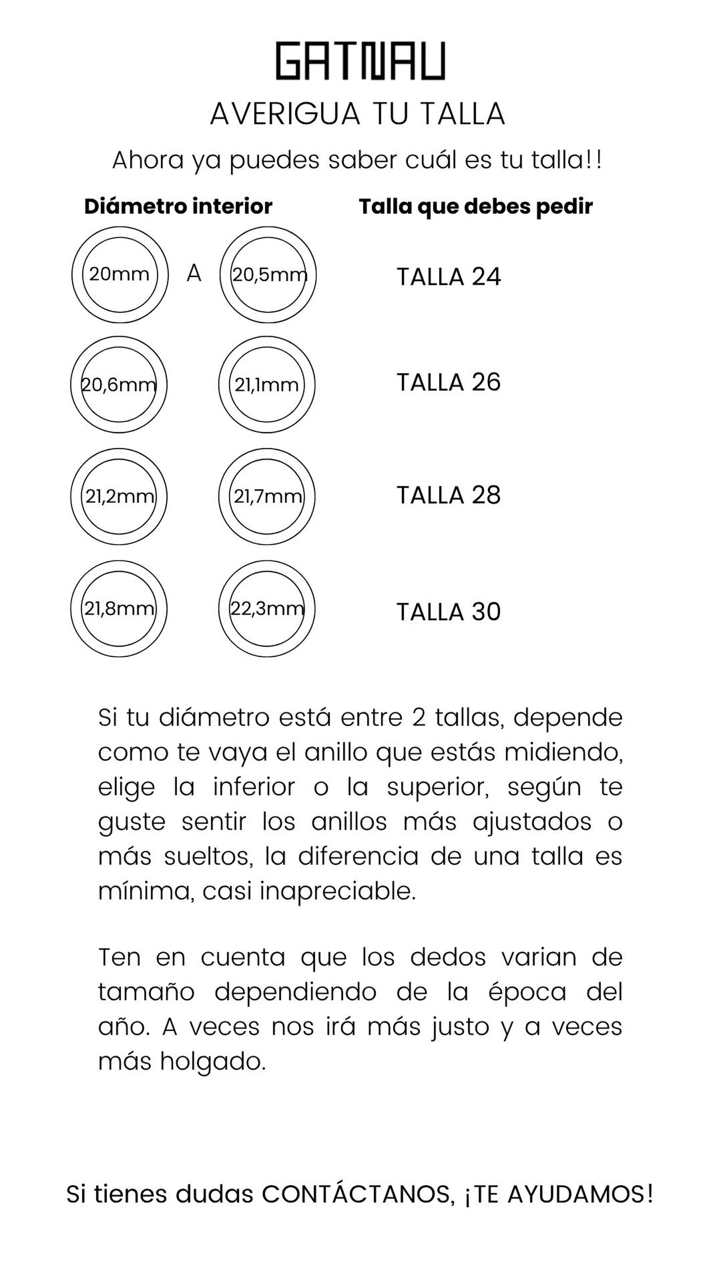 Guia de tallas