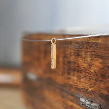 Joyas hechas a mano Colgante Rusk Pequeño Plata con Baño de Oro